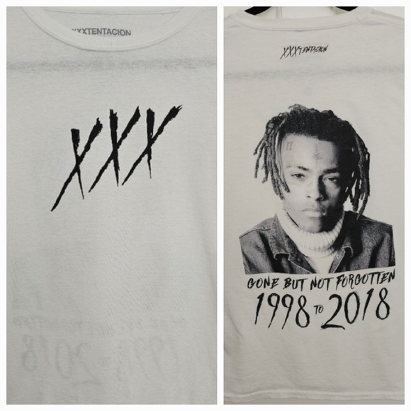 XXXTentacion Gone But Not Forgotten 1998 to 2018 Short Sleeve TShirt Size XS - Picture 1 of 7